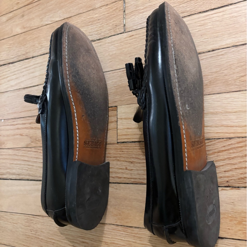 Sebago Classic Black Tassel Loafers - Picture 2 of 3